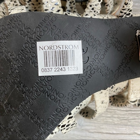 Vionic Sami woman’s heeled caged sandal in snake print 9 with ankle strap - Picture 13 of 16